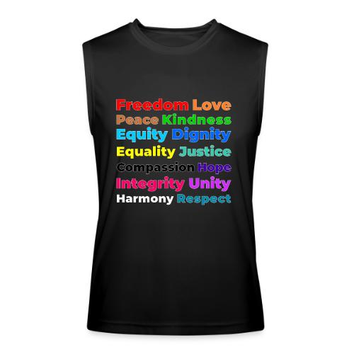 Words of Light - Men’s Performance Sleeveless Shirt