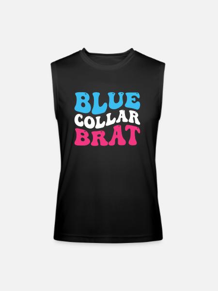 Blue Collar Brat - Men’s Performance Sleeveless Shirt - black