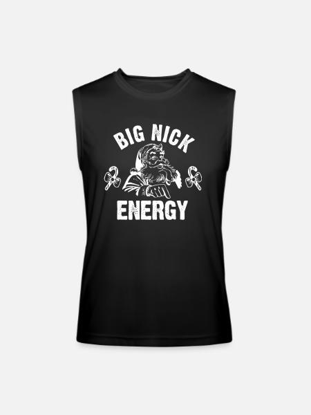 Big Nick Energy - Men’s Performance Sleeveless Shirt - black - Front