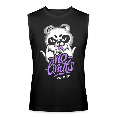 panda bear no limits ride - Men’s Performance Sleeveless Shirt