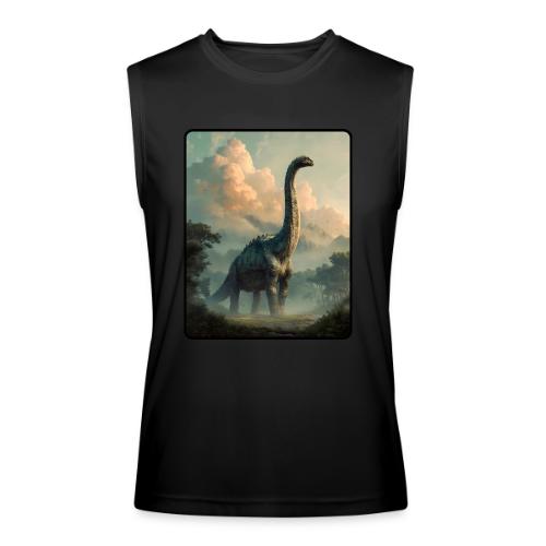 Brachiosaurus Prehistoric Scene Design - Men’s Performance Sleeveless Shirt