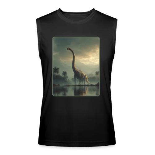 Brachiosaurus Misty Lake Design - Men’s Performance Sleeveless Shirt