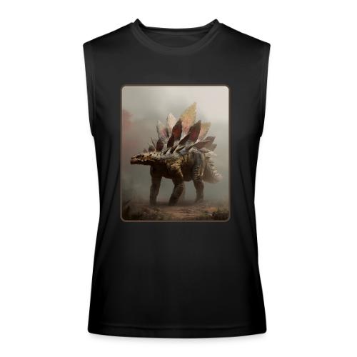 Stegosaurus Misty Forest Design - Men’s Performance Sleeveless Shirt