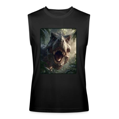 T Rex Jungle Roar Design - Men’s Performance Sleeveless Shirt