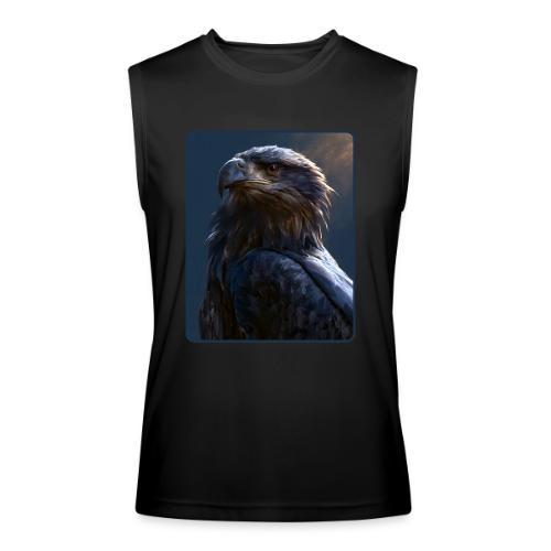 Majestic Eagle Cinematic Portrait Design - Men’s Performance Sleeveless Shirt
