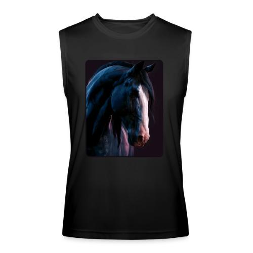 Noble Horse Cinematic Portrait Design - Men’s Performance Sleeveless Shirt