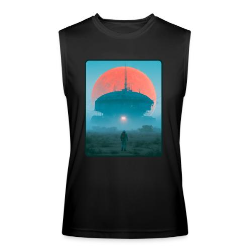 Astronaut Alien Outpost Design - Men’s Performance Sleeveless Shirt