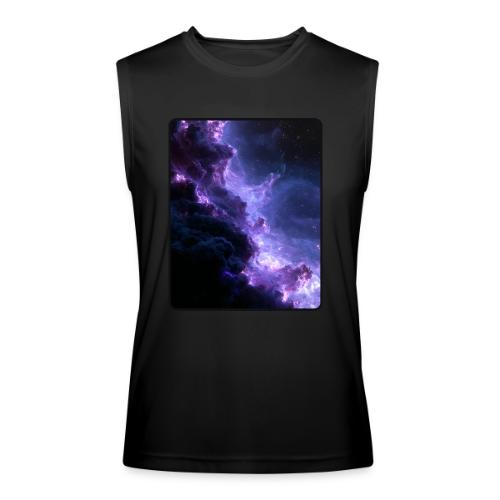 Purple Nebula Space Design - Men’s Performance Sleeveless Shirt