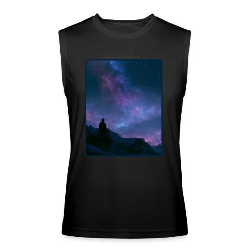 Stargazer Nebula Night Sky Art - Men’s Performance Sleeveless Shirt