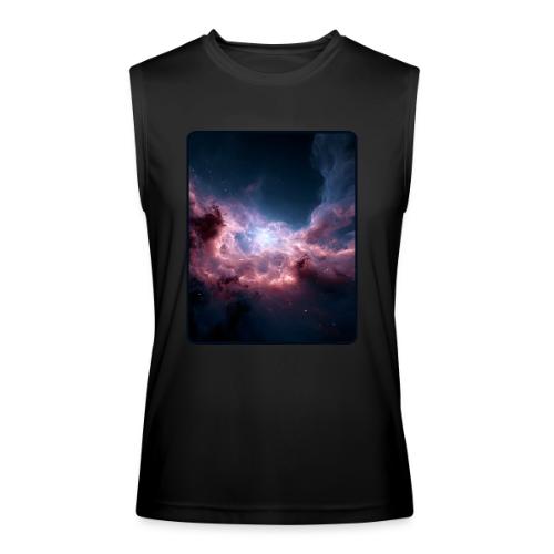 Radiant Cosmic Nebula Artwork - Men’s Performance Sleeveless Shirt