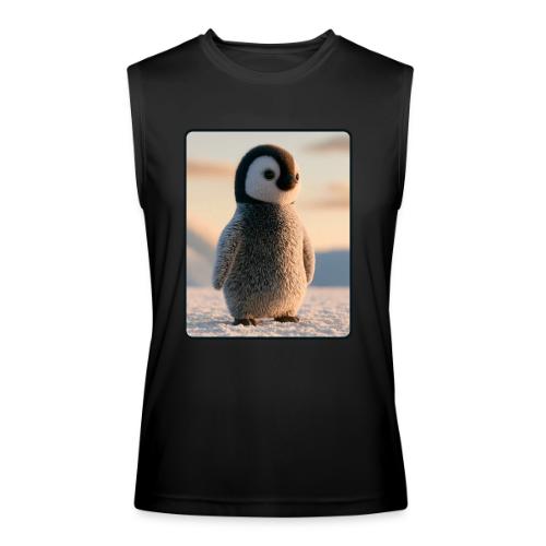 Cute Penguin Chick Sunrise Design - Men’s Performance Sleeveless Shirt