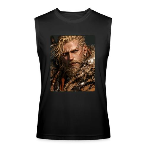 Battle-Scarred Viking Warrior - Men’s Performance Sleeveless Shirt