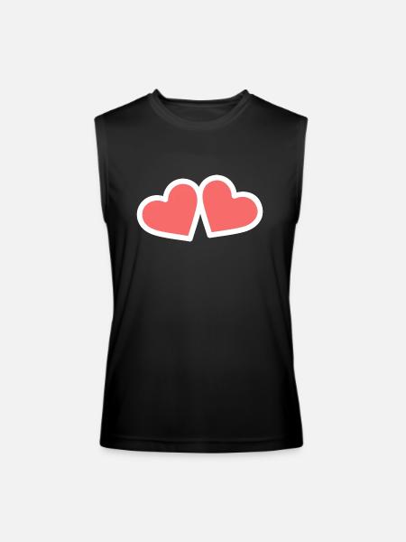 Love - Men’s Performance Sleeveless Shirt - black