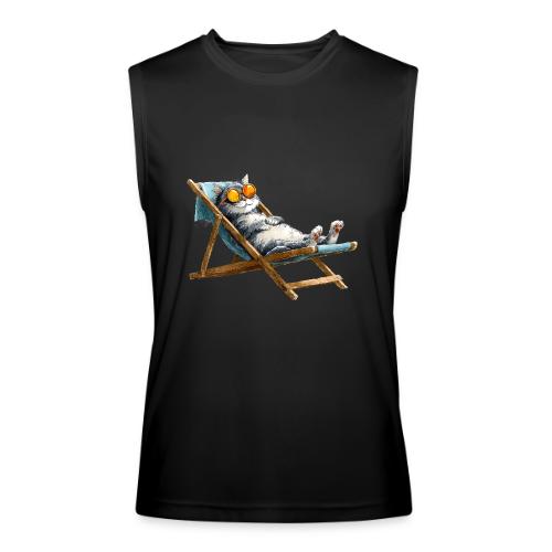 Sunshine Cat Mode - Men’s Performance Sleeveless Shirt