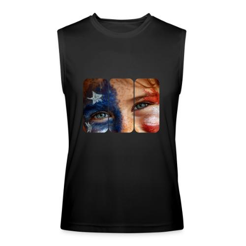 USA: Patriot Gaze - Men’s Performance Sleeveless Shirt