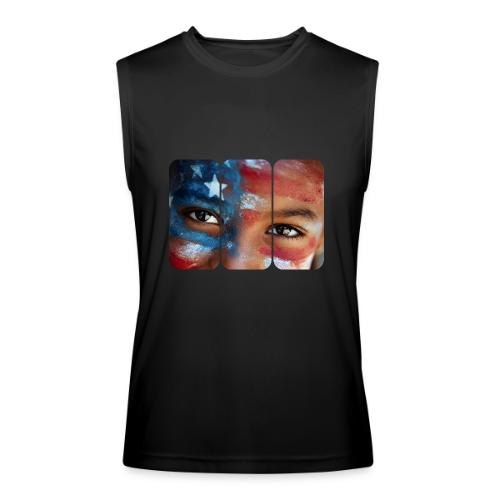 USA: Eyes of the Flag - Men’s Performance Sleeveless Shirt