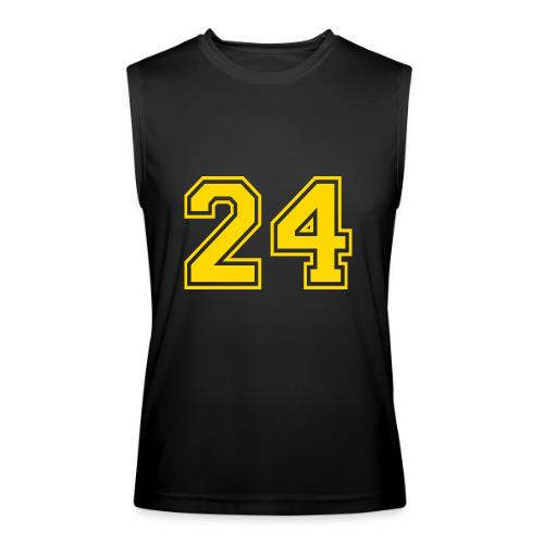 Number 24 in a classic athletic collegiate font - Men’s Performance Sleeveless Shirt