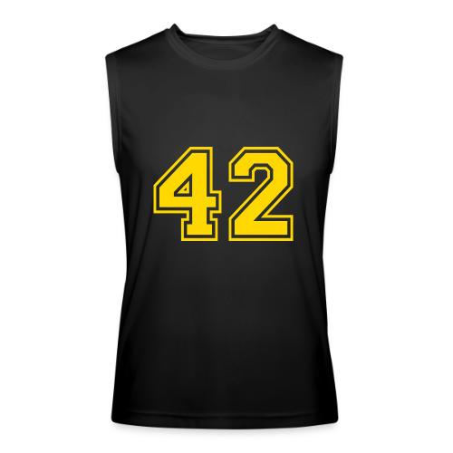 Number 42 in a classic athletic collegiate font - Men’s Performance Sleeveless Shirt