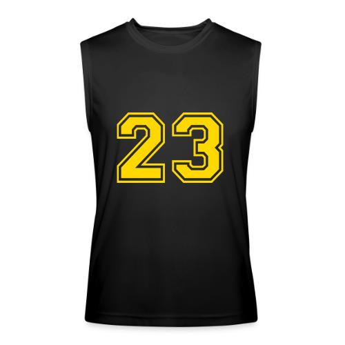 Number 23 in a classic athletic collegiate font - Men’s Performance Sleeveless Shirt