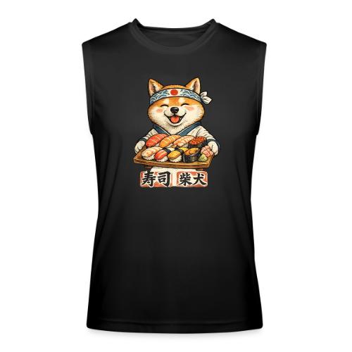 Funny Shiba Inu Sushi Kawaii Dog Tee - Men’s Performance Sleeveless Shirt