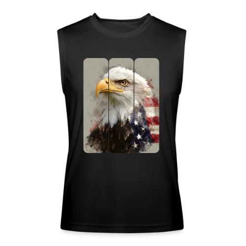 USA: Eagle of the Free - Men’s Performance Sleeveless Shirt