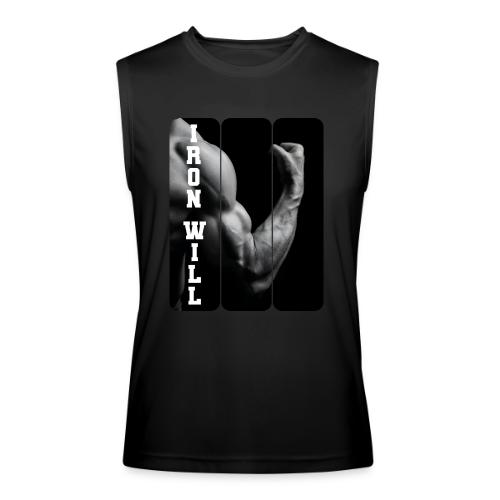 Bodybuilding: Iron Will - Men’s Performance Sleeveless Shirt
