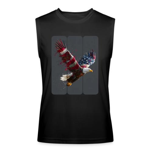 USA: Freedom in Flight - Men’s Performance Sleeveless Shirt
