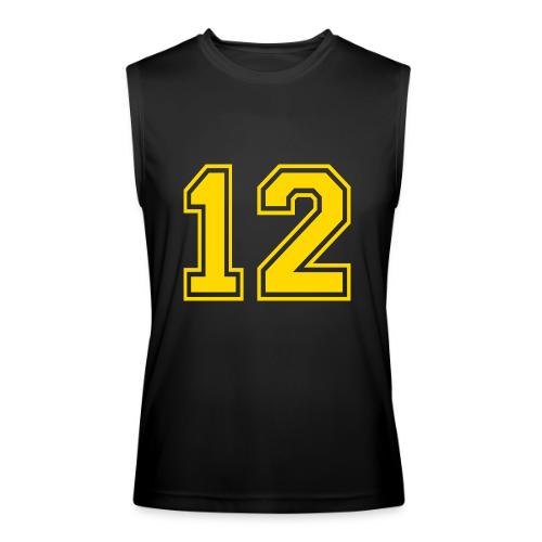 Number 12 in a classic athletic collegiate font - Men’s Performance Sleeveless Shirt