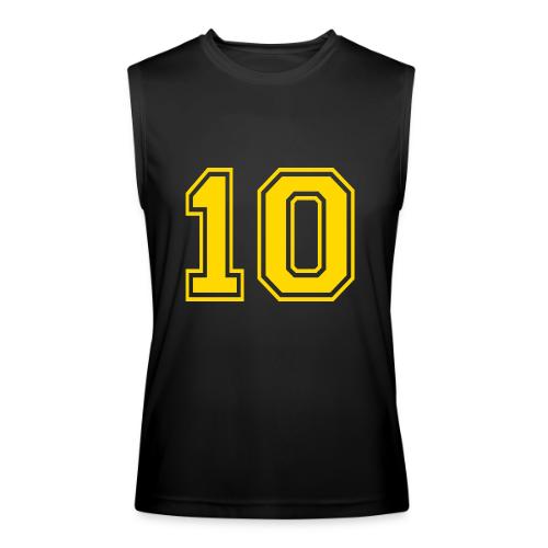 Number 10 in a classic athletic collegiate font - Men’s Performance Sleeveless Shirt