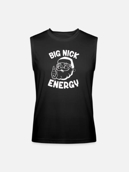 Big Nick Energy - Men’s Performance Sleeveless Shirt - black - Front
