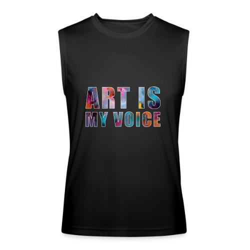 Art Is My Voice - Men’s Performance Sleeveless Shirt
