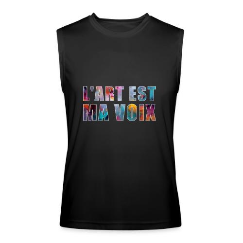 Art is my voice - Men’s Performance Sleeveless Shirt
