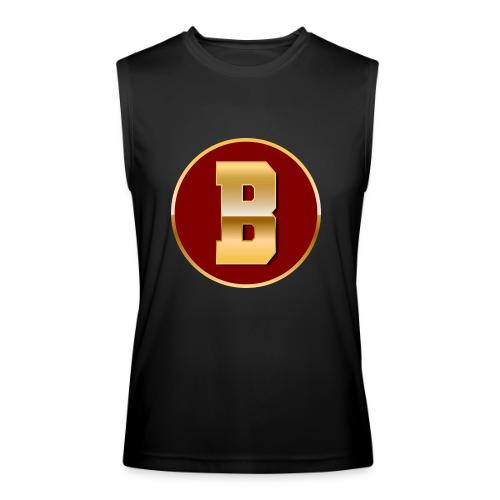 Letter B – Capital Varsity Alphabet Monogram - Men’s Performance Sleeveless Shirt