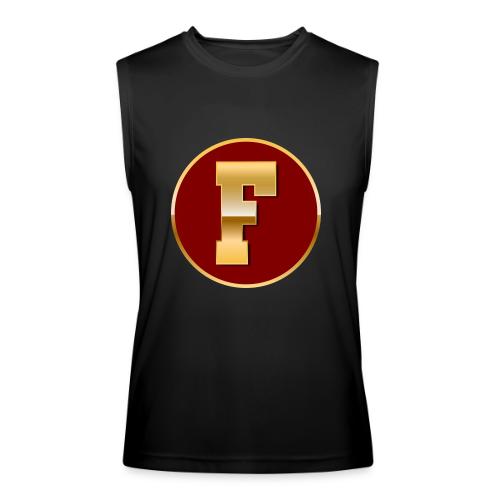 Letter F – Capital Varsity Alphabet Monogram - Men’s Performance Sleeveless Shirt