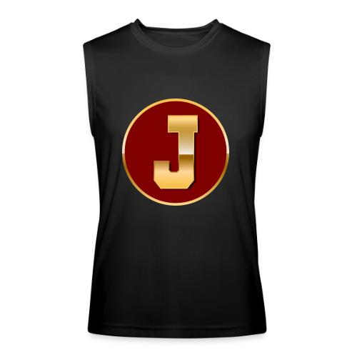 Letter J – Capital Varsity Alphabet Monogram - Men’s Performance Sleeveless Shirt