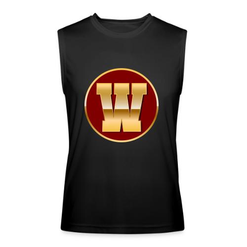 Letter W – Capital Varsity Alphabet Monogram - Men’s Performance Sleeveless Shirt