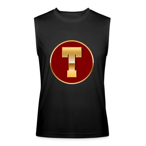 Letter T – Capital Varsity Alphabet Monogram - Men’s Performance Sleeveless Shirt