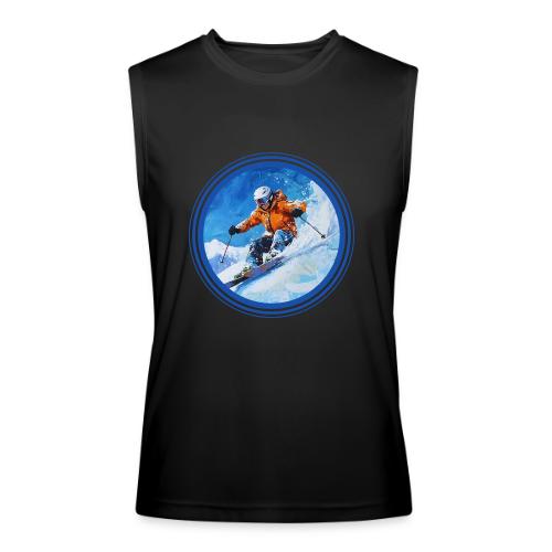 Skiing: On the Edge - Men’s Performance Sleeveless Shirt