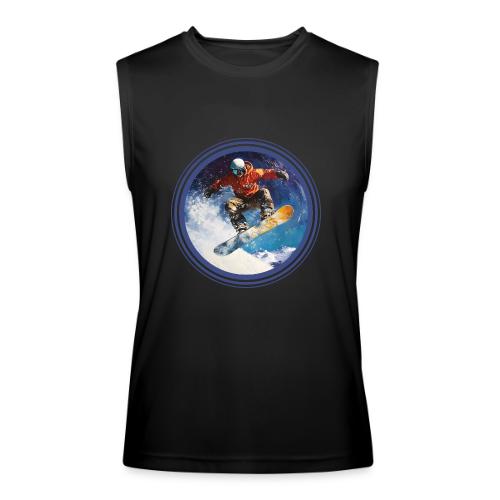 Snowboarding Rush - Men’s Performance Sleeveless Shirt