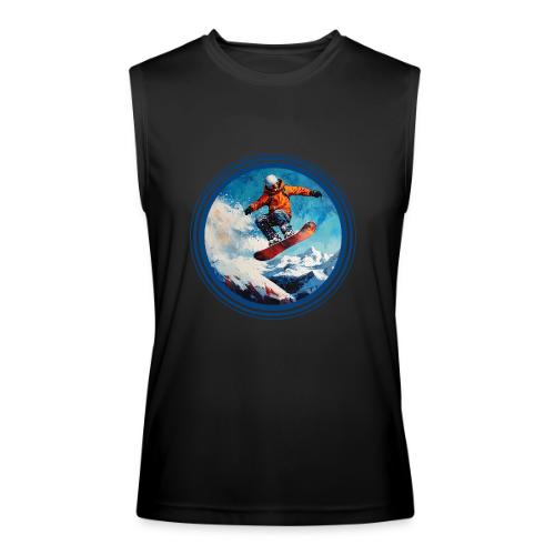 Snowboarding Vibes - Men’s Performance Sleeveless Shirt