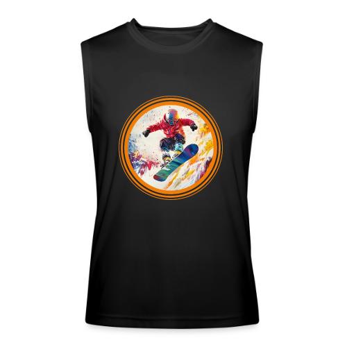 Snowboarding Horizon - Men’s Performance Sleeveless Shirt