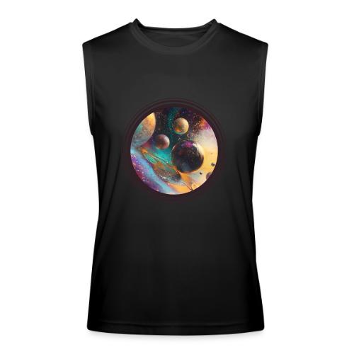 Planets in the Abstract - Men’s Performance Sleeveless Shirt