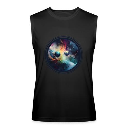 Chaotic Color Planets - Men’s Performance Sleeveless Shirt