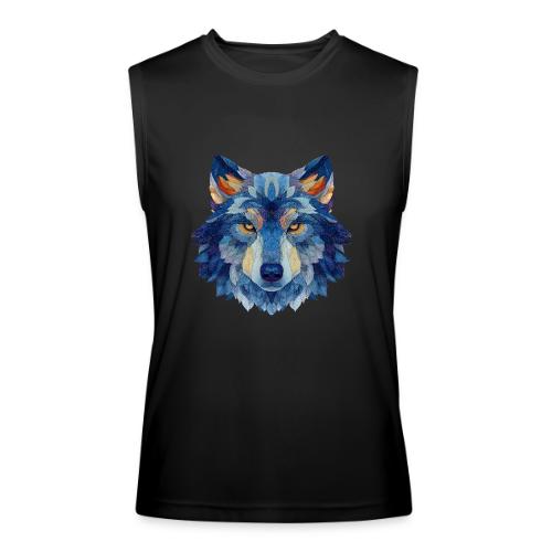 Wolf: Alpha Portrait - Men’s Performance Sleeveless Shirt