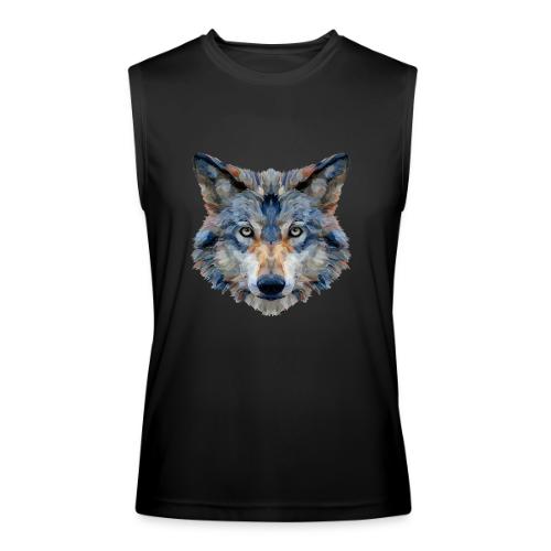 Wolf: Chromatic Wild Gaze - Men’s Performance Sleeveless Shirt