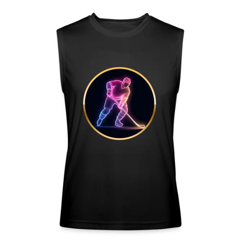 Hockey: Neon Ice Rush - Men’s Performance Sleeveless Shirt