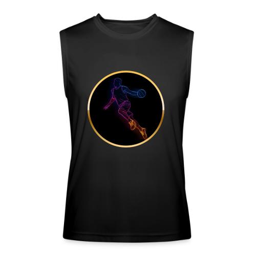 Basketball: Neon Jump Shot - Men’s Performance Sleeveless Shirt