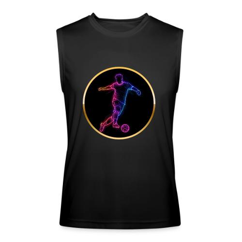 Neon Soccer Flow - Men’s Performance Sleeveless Shirt