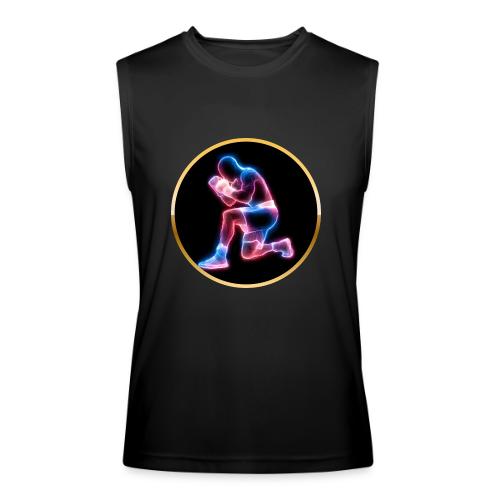 Neon Boxing Focus - Men’s Performance Sleeveless Shirt