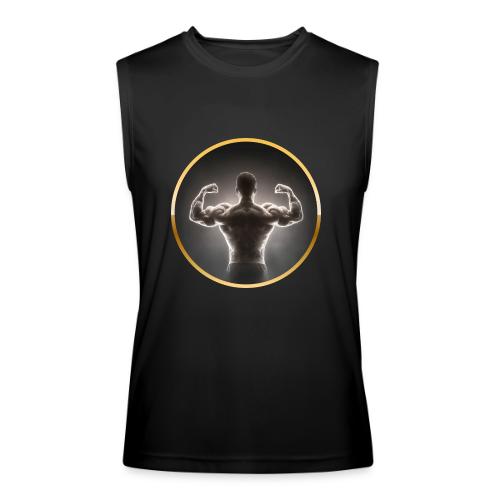 Bodybuilding: Neon Strength Frame - Men’s Performance Sleeveless Shirt